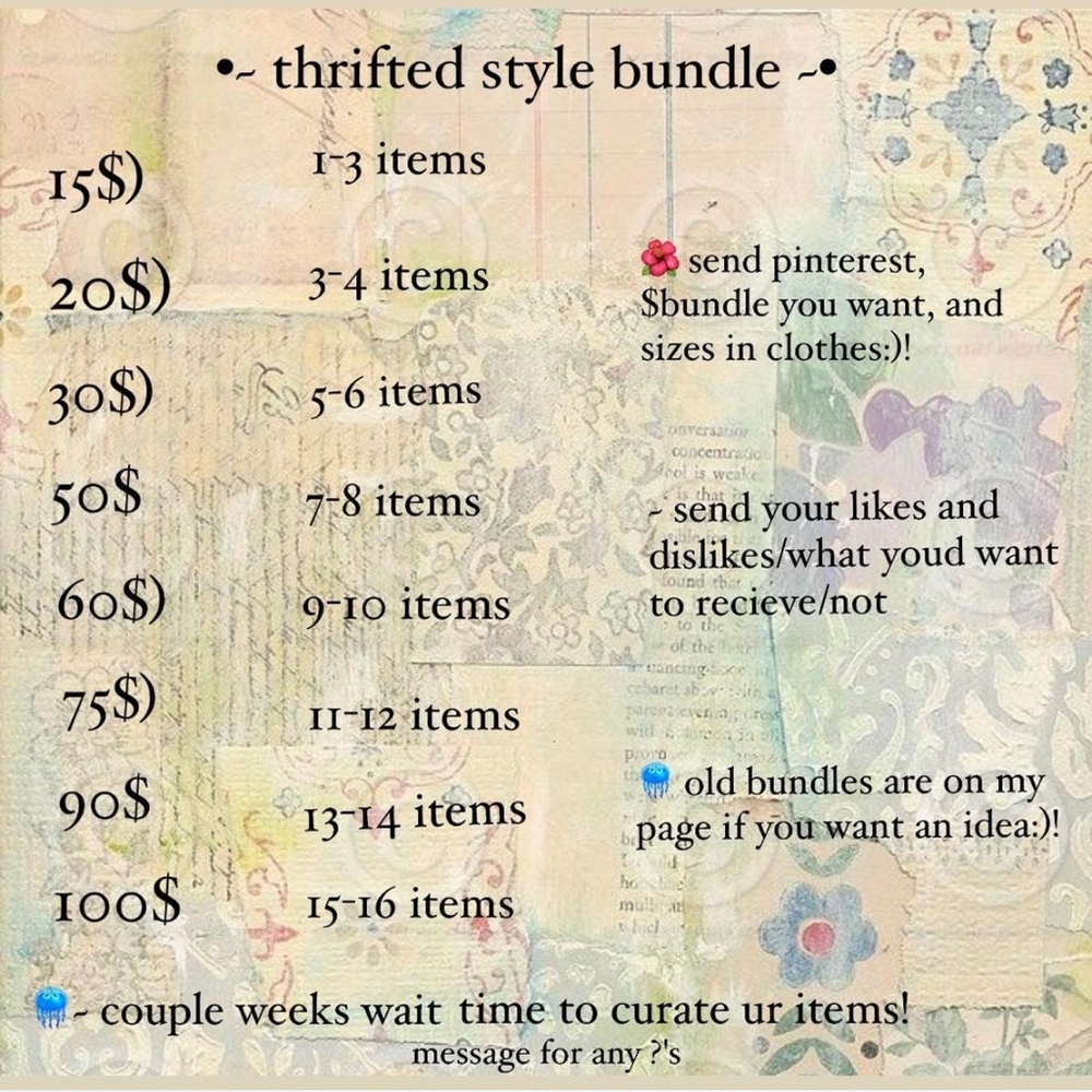 Style Bundles! 🪼